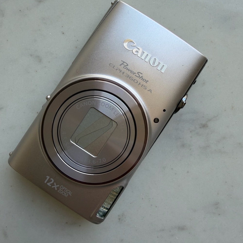 Canon PowerShot ELPH 350 HS Compact Digital Camera - silver